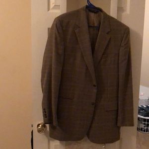 Light brown summer suit blazer